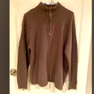 Columbia XCO Mens Sweater Sz L 1/4 Zip Sweater GUC B222